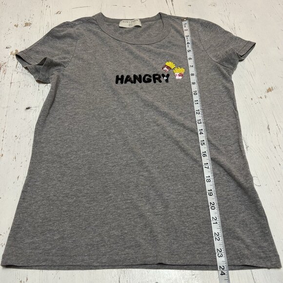 Bow & Drape Gray 'Hangry' Short Sleeve Tee - Picture 7 of 12